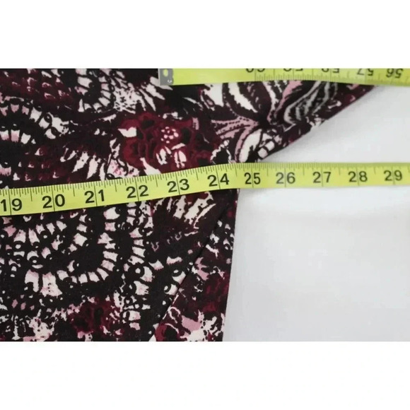 joie ladies burgundy&white sweatshirt size XL - Picture 7 of 8